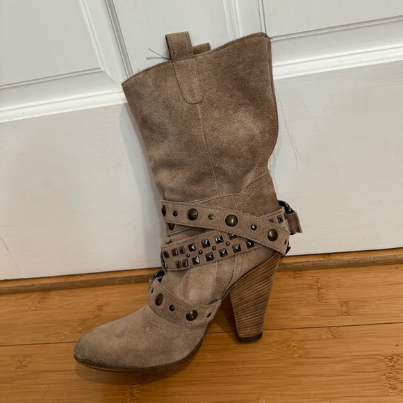 NWOB hand crafted Italian heeled boots - Picture 5 of 9